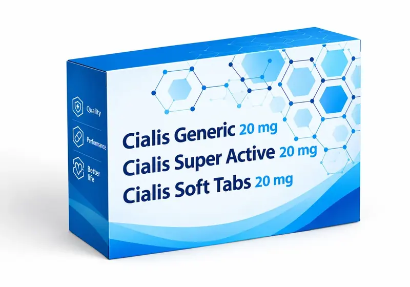 Cialis-paket: Generisk Cialis, Cialis Super Active och Cialis Soft Tabs 20 mg