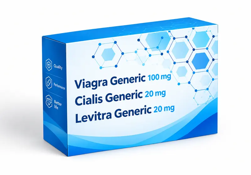 Generika-paket mot ED: generiska Viagra, Cialis och Levitra